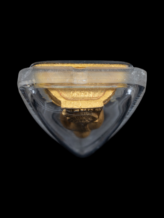 พระหลวงพ่อโสธร กรมตำรวจ เนื้อทองคำพ่นทราย พิมพ์เล็ก เลขp3326พร้อมตลับทองหนัก1บาท-1